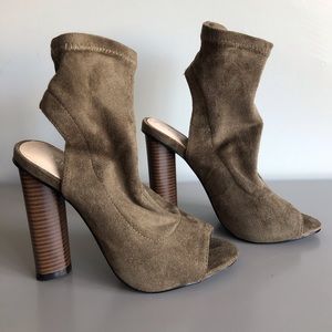 Olive Ankle Boots